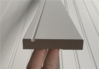 Первази от MDF покритие с бяло гесо